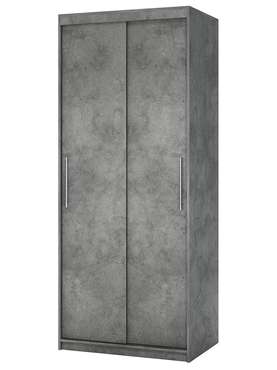 Шкаф-купе Эконом 90 серого цвета