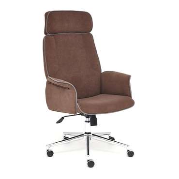 Кресло офисное Charm коричневого цвета