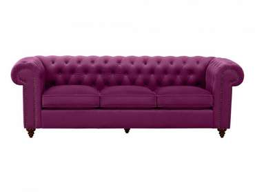 Диван Chester Classic пурпурного цвета 