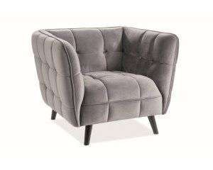 Кресло Castello 1 серого цвета