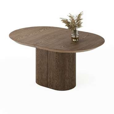 Раздвижной обеденный стол Гиртаб S коричневого цвета