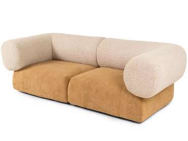 Модульный диван Trevi коричнево-бежевого цвета