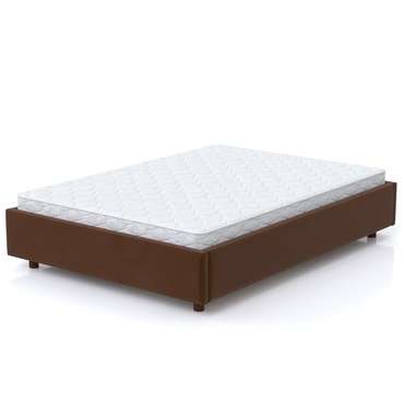 Кровать SleepBox 140x200 темно-коричневого цвета
