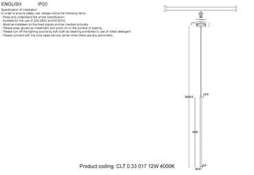 Трековый магнитный светильник Crystal Lux CLT 0.33 017 12W BL 4000K
