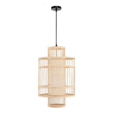 Светильник подвесной ST-Luce Древесный/Белый E27 1*40W ALMA