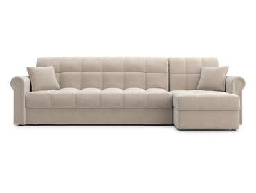 Угловой диван-кровать Палермо 1.4 бежевого цвета