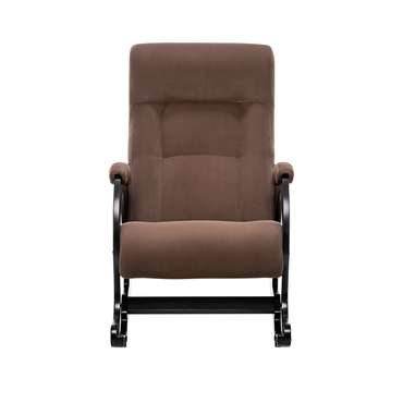 Кресло-качалка Модель 44 коричневого цвета