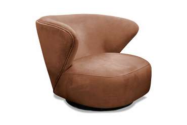 Кресло Kamila коричневого цвета