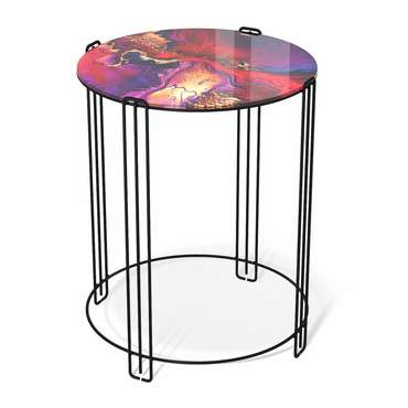 Кофейный стол Cosmic 36 красно-фиолетового цвета 
