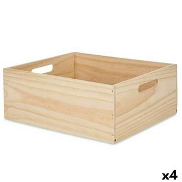 Набор декоративных ящичков древесина сосны 31 x 14 x 36 cm (4 штук)