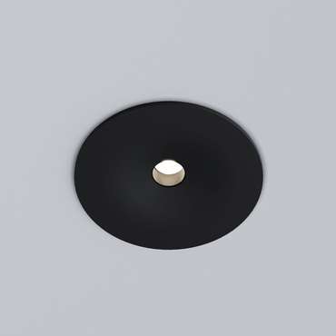 Светильник встраиваемый светодиодный Binnie 12W 4000K черный 15275/LED