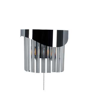 Бра Wave V10770-2W серо-прозрачного цвета