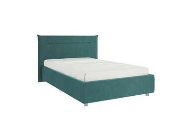 Кровать Альба 120х200 сине-зеленого цвета без подъемного механизма