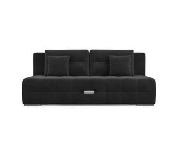 Прямой диван-кровать Марсель 4 черного цвета