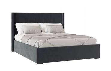 Кровать с подъемным механизмом Орландо 160х200 темно-серого цвета