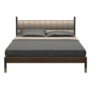 Кровать Benissa 180х200 бежево-коричневого цвета