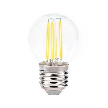 Светодиодная лампа филаментная G45-F E27 6W 750Lm 4200К (нейтральный белый) 203915 формы груши