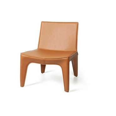 Лаунж кресло Bocca коричневого цвета