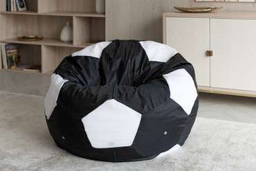 Кресло Мяч черно-белого цвета