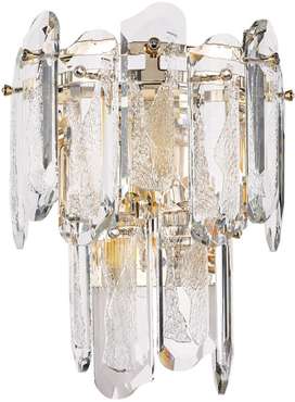 Бра Odeon Light Bullon 5069/2W золото/прозрачный/металл/хрусталь E14 2*40W BULLON с подвесками