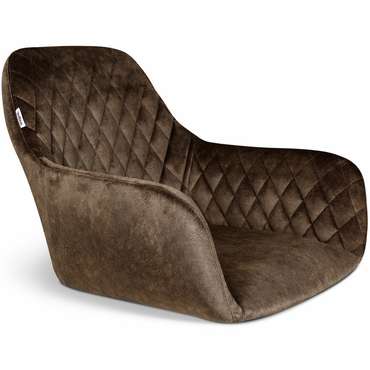 Обеденный стул-кресло Tejat коричневого цвета