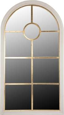 Зеркало настенное 80х140 в раме серо-золотого цвета