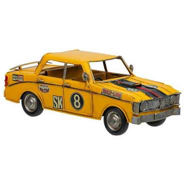 Декоративная фигура Жёлтый Железо ABS Автомобиль 12 x 9 x 27 cm