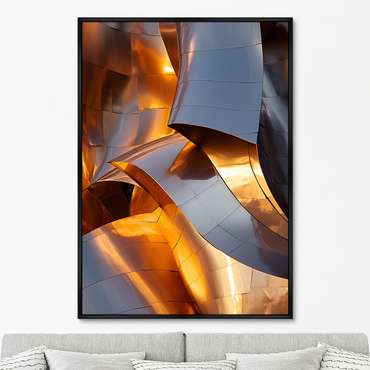Репродукция картины Form, light and shadows, No 1, 2024г.