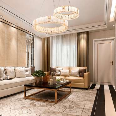 Люстра Cloyd RADIANTA C1 / ?63 см - никель