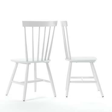 Набор из двух стульев Jimi белого цвета