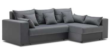 Угловой диван-кровать Майами серого цвета