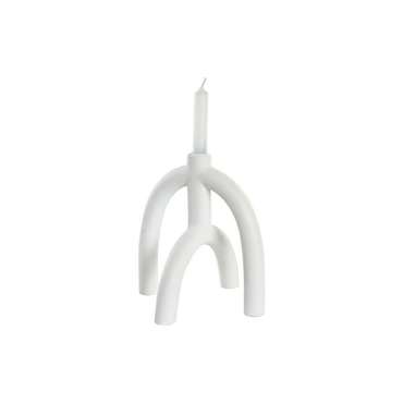 Канделябр DKD Home Decor Scandi 21,5 x 21,5 x 23 cm Белый Смола