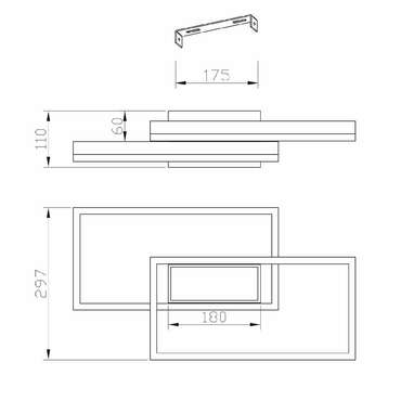 Потолочная люстра Twins 10242/3LED (акрил, цвет белый)