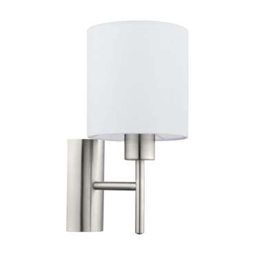 Бра Pasteri White 94924 (ткань, цвет белый)
