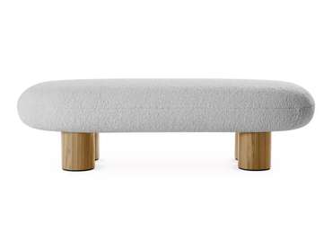 Банкетка Liora светло-серого цвета