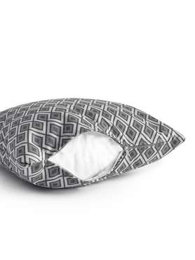 Декоративная подушка Lira 45х45 серого цвета