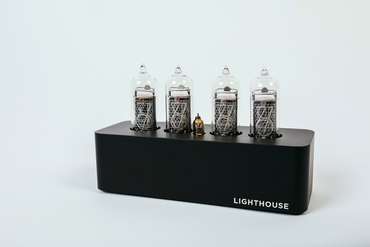 Часы на ГАЗОРАЗРЯДНЫХ ИНДИКАТОРАХ IN-14 Lighthouse Black