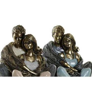 Декоративная фигура DKD Home Decor Медь современный Пара 12 x 10,5 x 12 cm (2 штук)