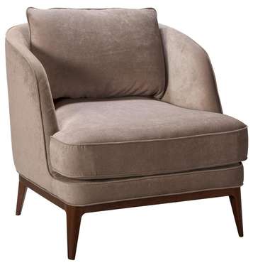 Кресло Окланд светло-коричневого цвета