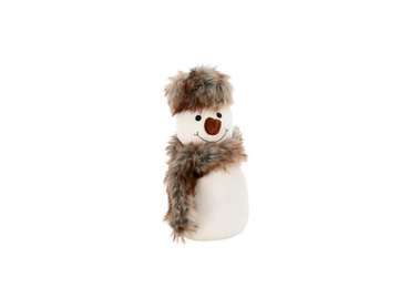 Ограничитель для двери Winter Figures Снеговик бело-коречнивого цвета