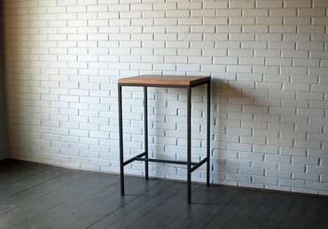 Барный стол Dub 03 черно-коричневого цвета