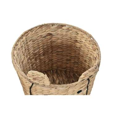Корзина DKD Home Decor Тропический Животные тростник (35 x 35 x 35 cm) (4 штук)