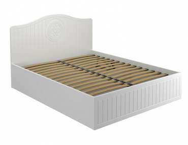 Кровать Монблан 160х200 белого цвета с подъемным механизмом