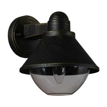Уличный настенный светильник 08298-9.2-001SJ BKG черного цвета