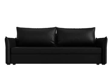 Диван-кровать Лига 004 черного цвета (экокожа)