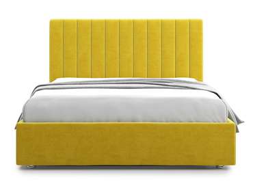 Кровать Premium Mellisa 180х200 желтого цвета с подъемным механизмом