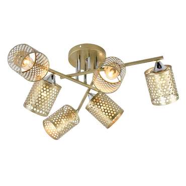 Люстра SF3356/6C-GD-CR-GD IDELLA