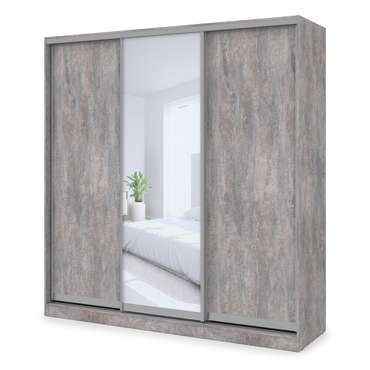 Шкаф-купе Comfort 18.7 серого цвета