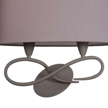 Бра Lua Brown 3687 (ткань, цвет коричневый)