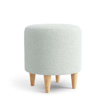 Пуф Нико Fluffy светло-серого цвета